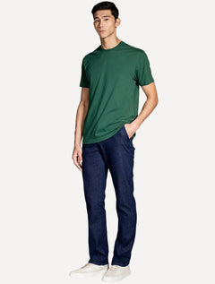 Camiseta Aramis Masculina Basic Lisa Dark Logo Verde Escuro