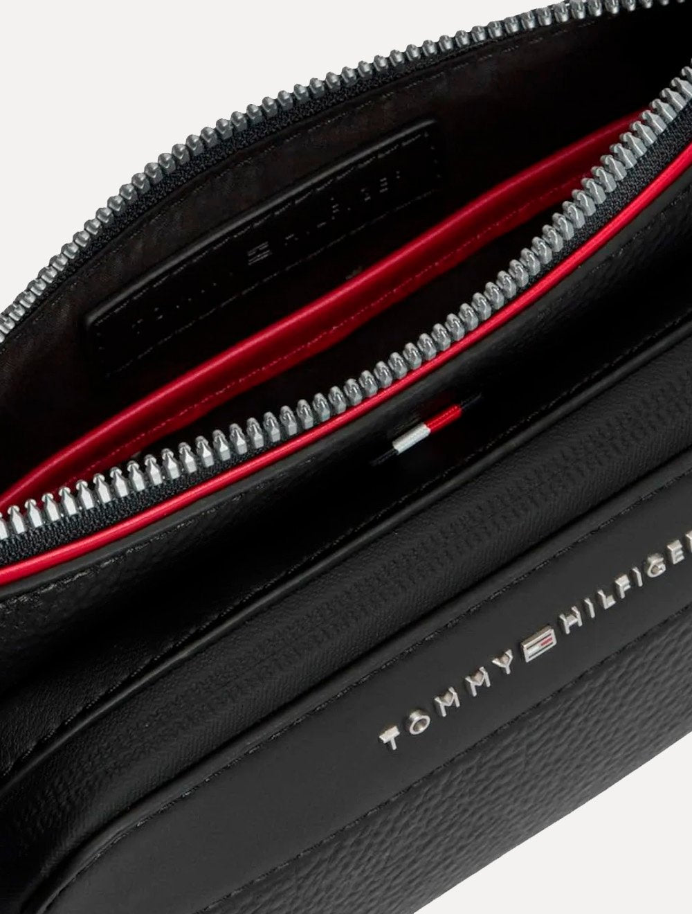Pochete Tommy Hilfiger Masculino Central Bumbag Preto