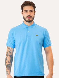 Polo Lacoste Masculina L.12.12 Azul Celeste