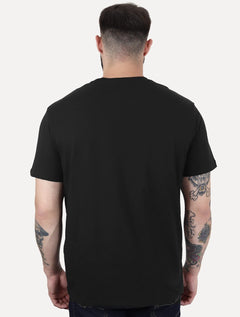 Camiseta Armani Exchange Masculina Regular Mono Logo Relevo Preta