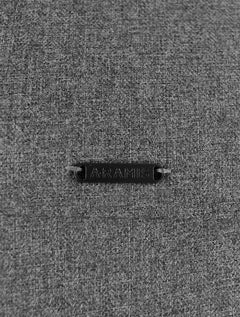 Jaqueta Aramis Masculina Bomber Dupla Preta/Grafite Mescla