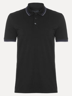 Polo Ellus Masculina Piquet Triple Short Signature Preta
