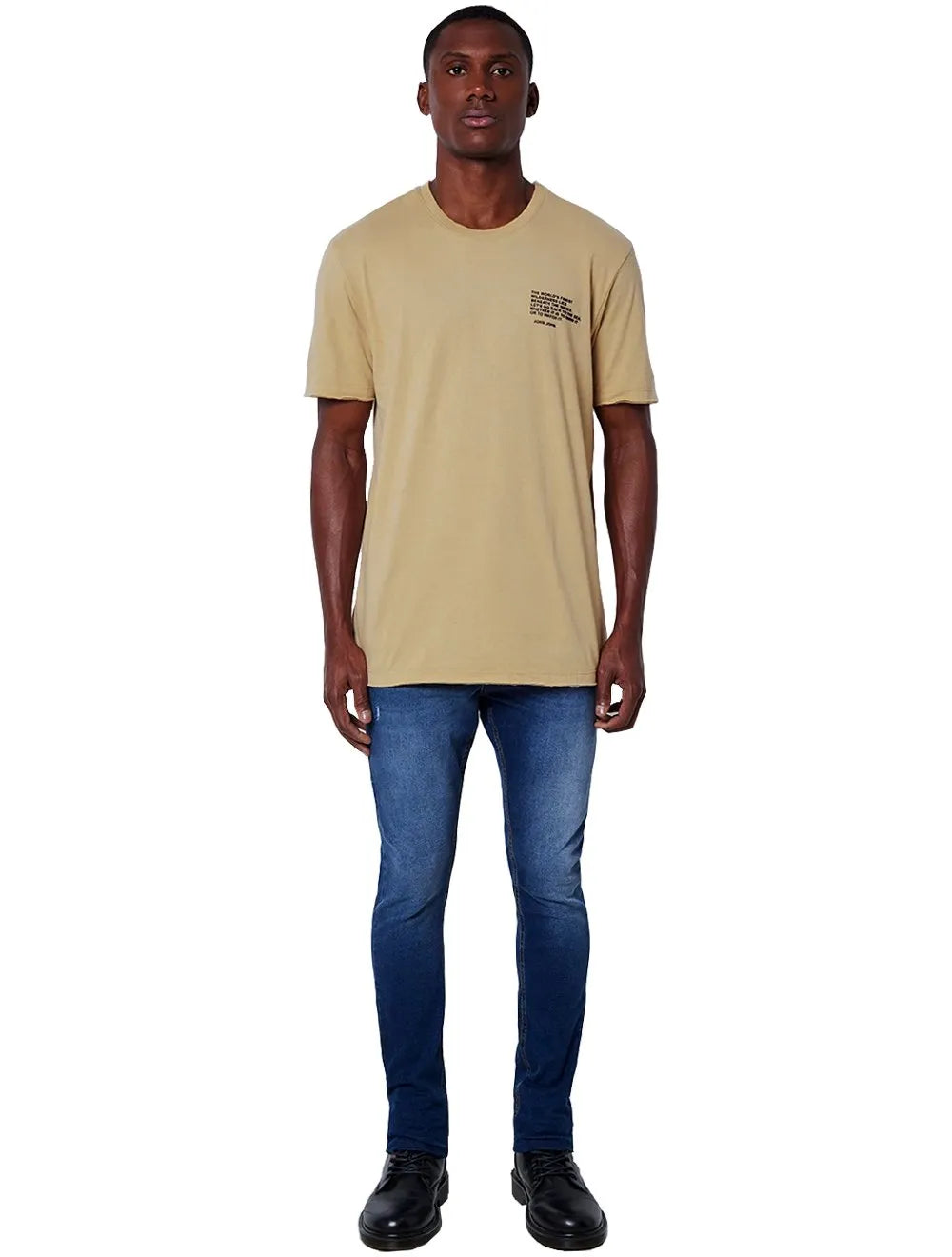Camiseta John John Masculina Regular Lobster Cáqui