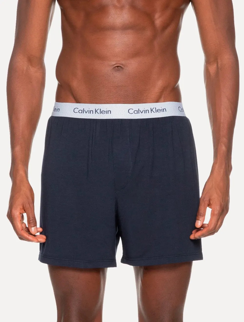 Cueca Calvin Klein Samba Canção Modal Logo Mescla/Marinho1UN