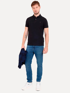 Polo Aramis Masculina Basic Piquet Preta