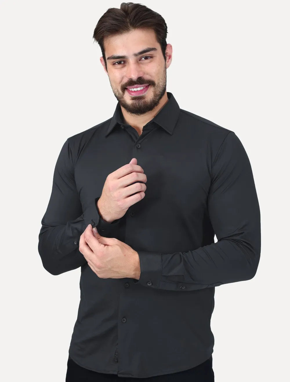 Camisa King & Joe Travel Pack Tech Poliflex Preta