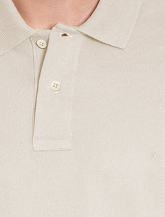 Polo Aramis Masculina Regular Basic Piquet Surton Mono Logo Areia