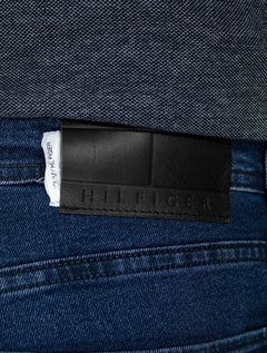 Calça Tommy Hilfiger Jeans Masculina Slim Bleecker Azul Medium