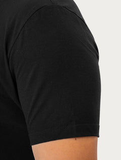 Camiseta Guess Masculina Big Logo Los Angeles Bordado Preta