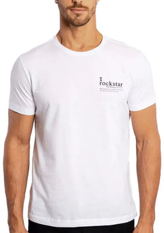 Camiseta Sergio K Masculina Rockstar Devil Branca