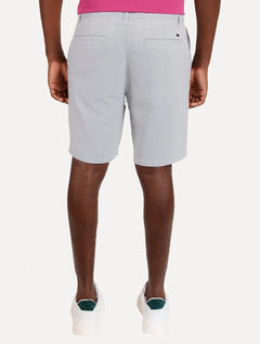 Bermuda Aramis Masculina Chino Cotton Cinza Claro Mescla