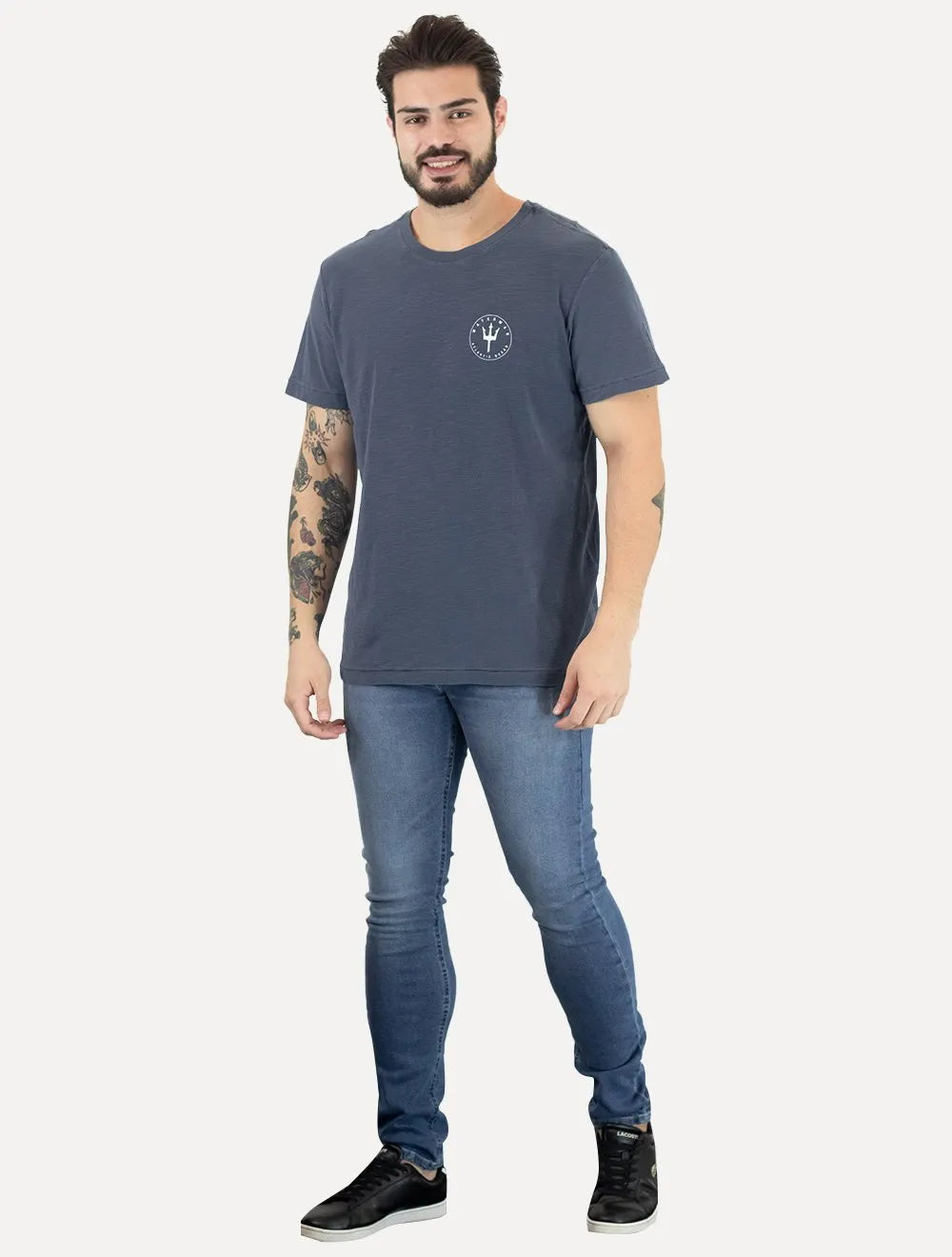 Camiseta Osklen Masculina Rough Waterman Azul Marinho