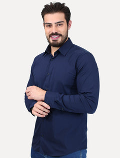 Camisa King & Joe Travel Pack Tech Poliflex Azul Marinho