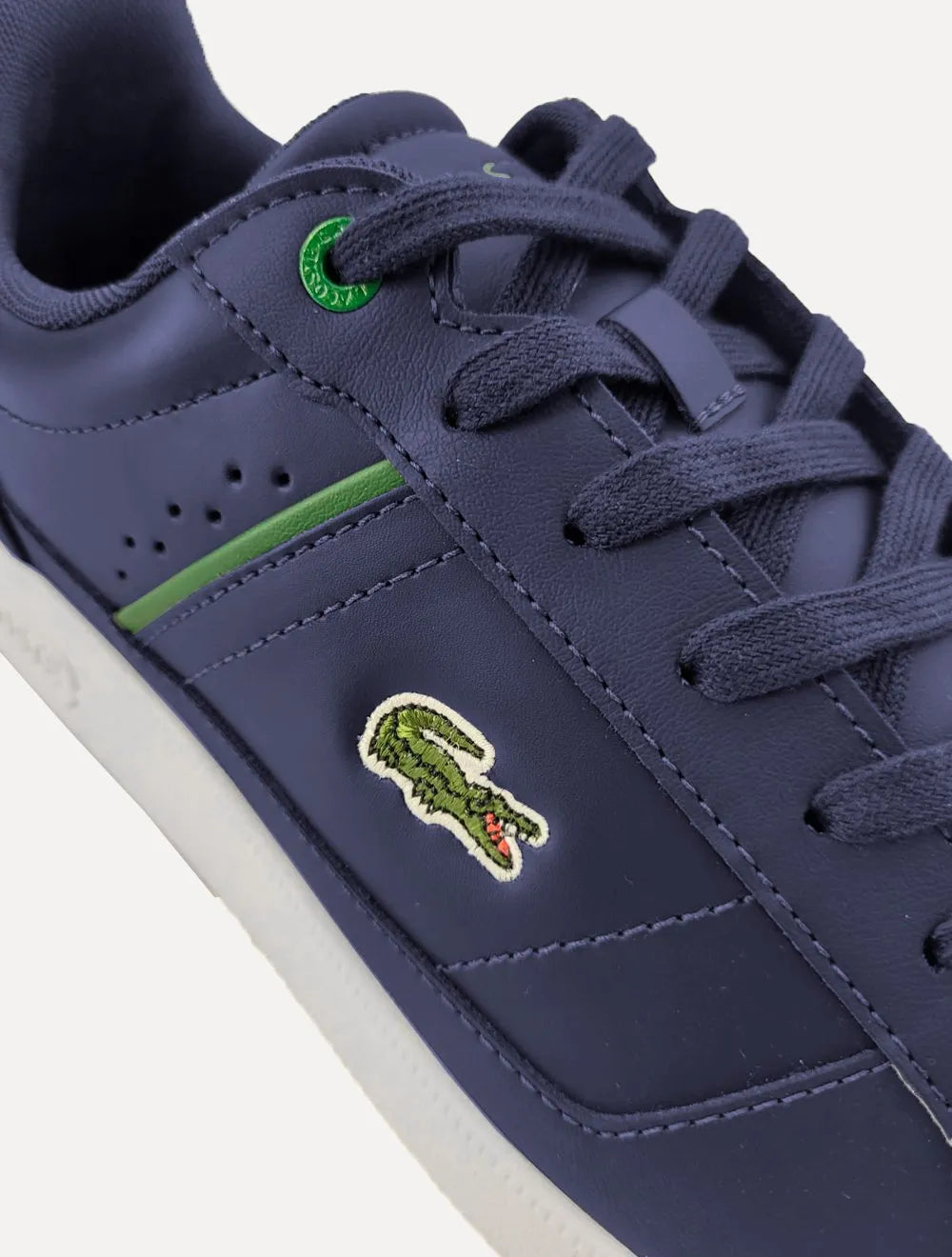 Tênis Lacoste Masculino Couro Europa Pro Nvy/Grn Azul Marinho