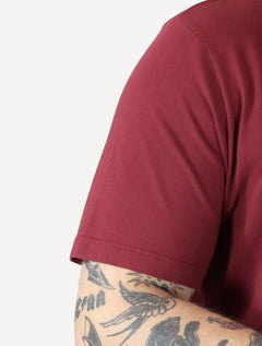 Camiseta Von der Volke Masculina Origineel Linear Brand Marsala