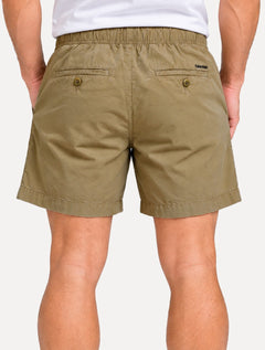 Bermuda Calvin Klein Jeans Sarja Chino Cadarço Caqui