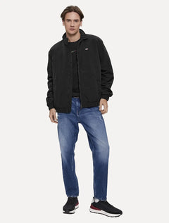 Jaqueta Tommy Jeans Masculina Essential Padded Plain Preta