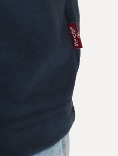 Camiseta Levis Masculina Relaxed Center Logo Stripe Azul Marinho