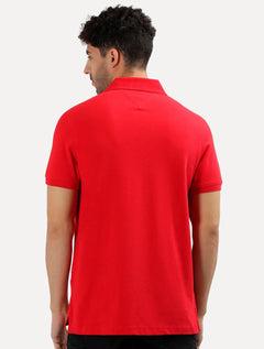 Polo Tommy Hilfiger Masculina Regular Piquet 1985 Vermelha