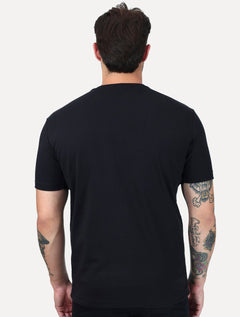 Camiseta K&J Black Premium Lisa Suedine Egípcio Preta