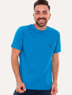 Camiseta Aleatory Masculina River Blue Azul Royal