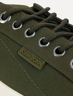 Tênis John John Masculino Canvas Bergen Verde Militar
