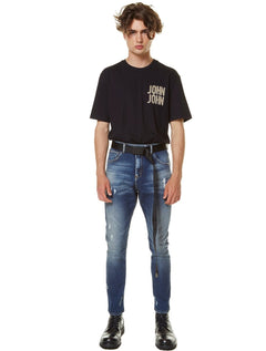 Camiseta John John Masculina Rx Blurred Chest Preta