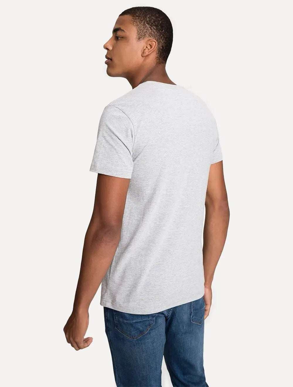 Camiseta Tommy Hilfiger Masculina Essential Cotton Cinza Mescla