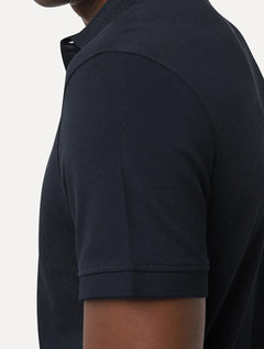 Polo Tommy Hilfiger Masculina Slim Piquet 1985 Azul Marinho