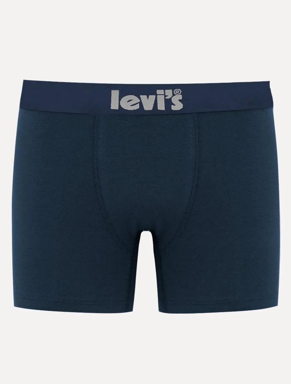 Cuecas Levis Boxer Brief Poster Azul Marinho Preta Pack 2UN