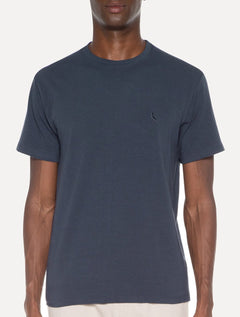 Camiseta Reserva Masculina Super Slim C-Neck Azul Marinho
