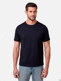 Camisetas Dudalina Masculina Malha Dudalina Preta e Branca Pack 2UN