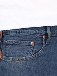Calça Levis Jeans Masculina 517 Slim Bootcut Azul Médio