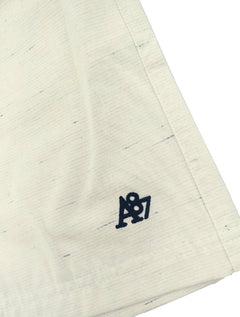 Short Aeropostale Masculino A87 Viscose Off-White Mescla