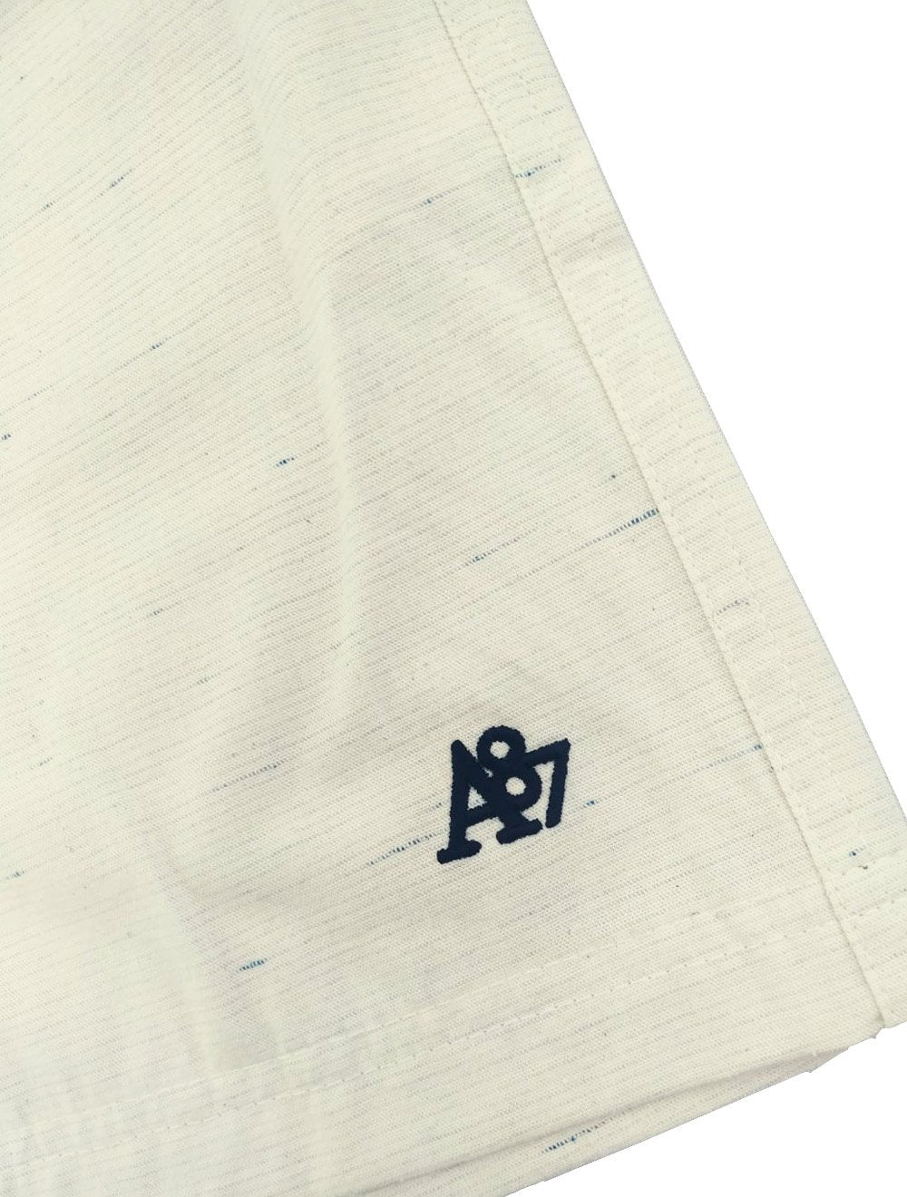 Short Aeropostale Masculino A87 Viscose Off-White Mescla