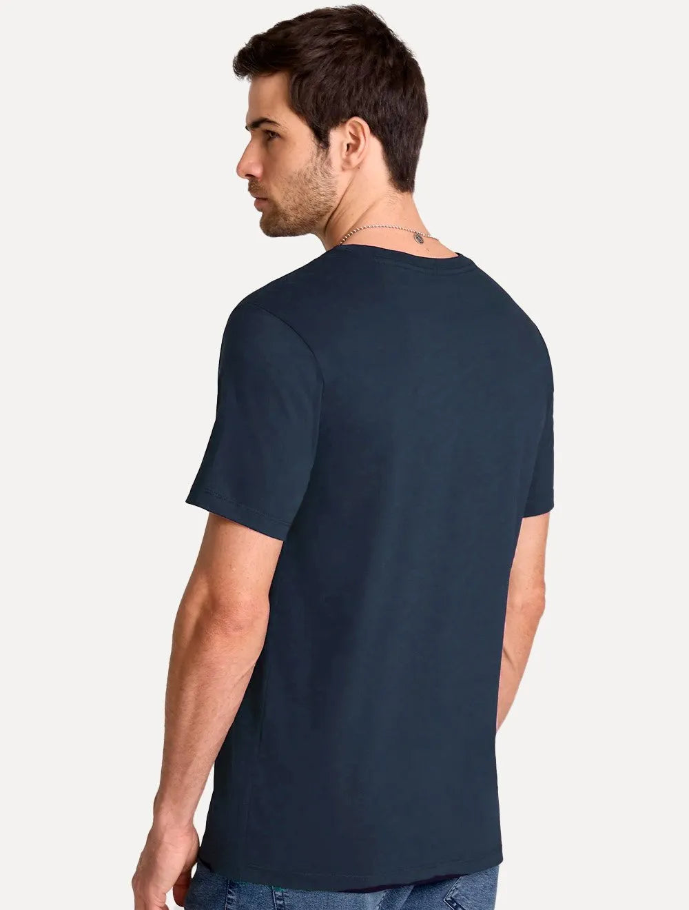Camiseta John John Masculina Regular Fit Brand Azul Marinho