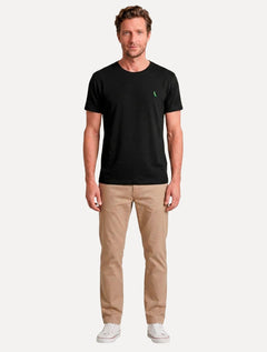 Camiseta Reserva Masculina Basic Green Woodpecker Preta