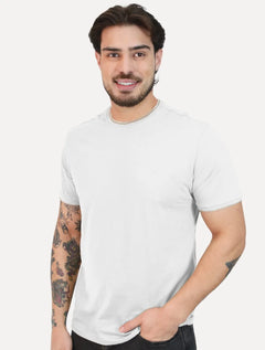 Camiseta Aramis Masculina Khaki Friso Gola Mono Logo Branca