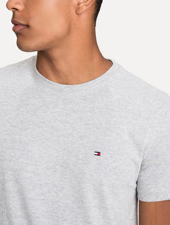 Camiseta Tommy Hilfiger Masculina Essential Cotton Cinza Mescla