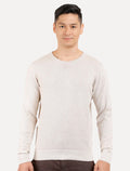 Blusa Aramis Masculina Tricot Gola Careca Areia