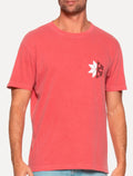 Camiseta Osklen Masculina Regular Stone Snow Icon Vermelho