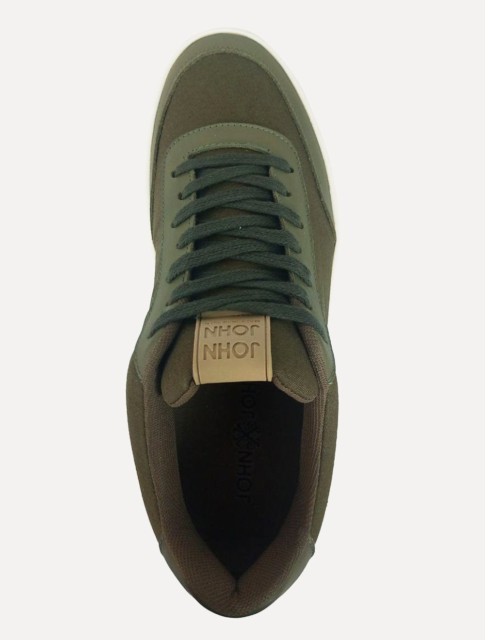 Tênis John John Masculino Nobuck Amsterdam Verde Militar