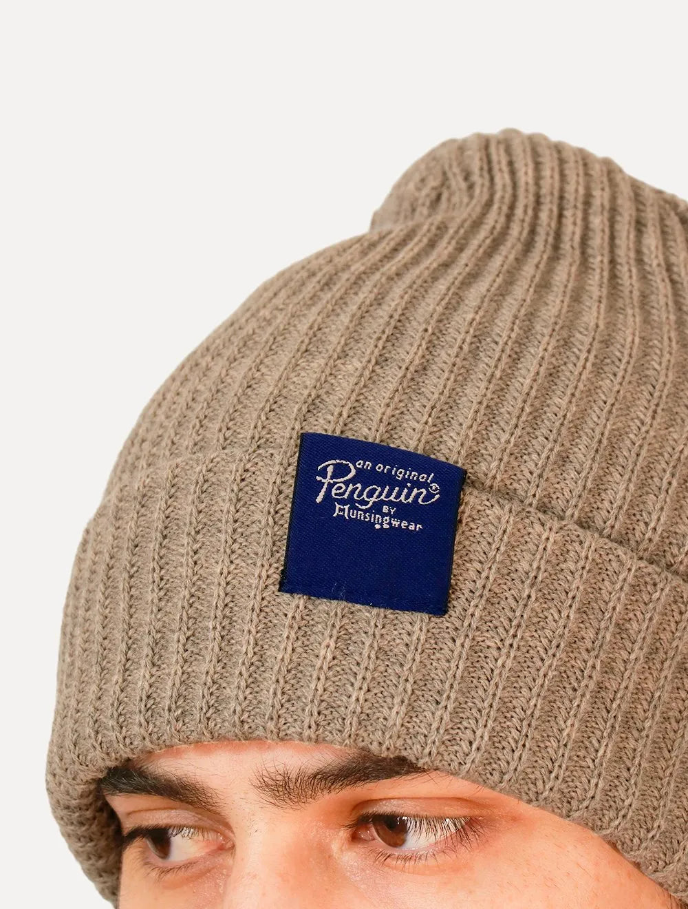 Gorro/Touca Original Penguin Masculino Etiqueta Cáqui