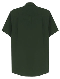 Camisa Ellus Masculina Manga Curta Tricoline LY Classic Italian Verde