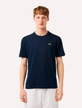 Camiseta Lacoste Masculina Sport Technique Logo Azul Marinho