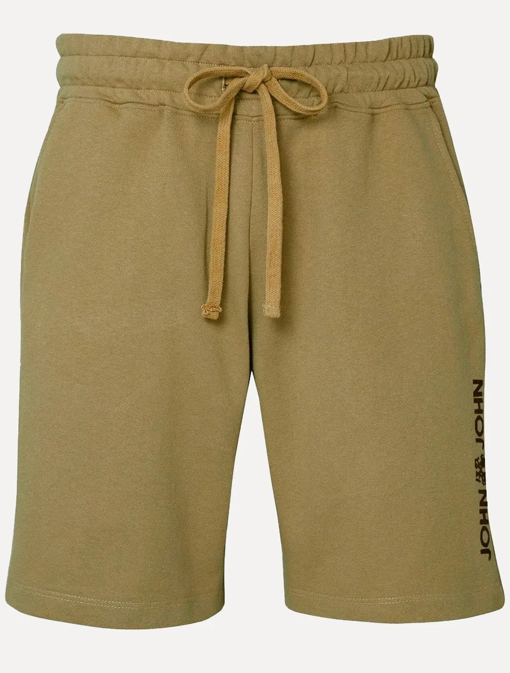 Bermuda John John Masculina Moletom Basic To Rock Verde Médio