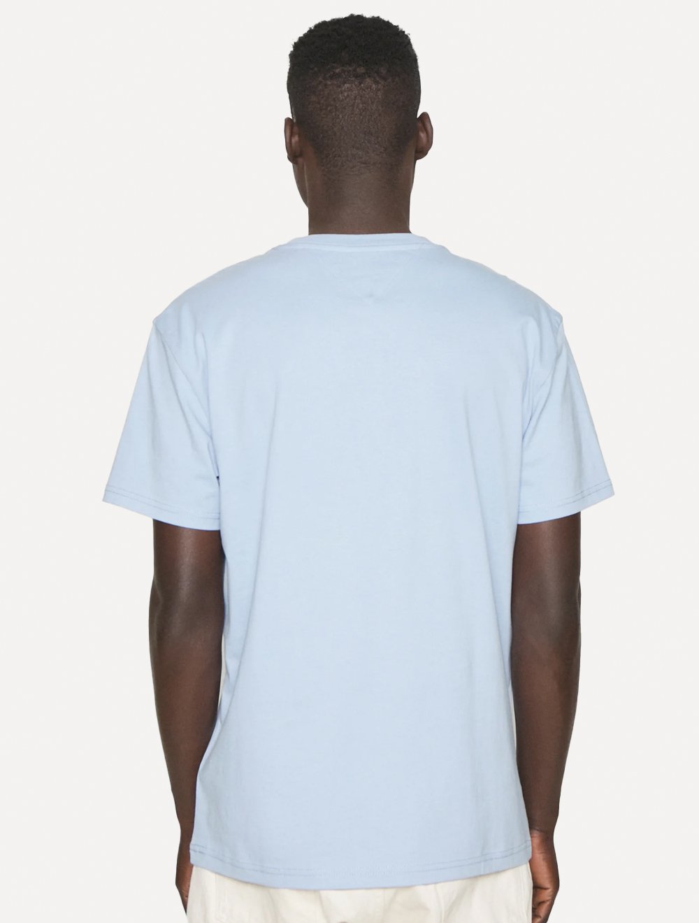 Camiseta Tommy Jeans Masculina Regular Grunge Arch Azul Claro