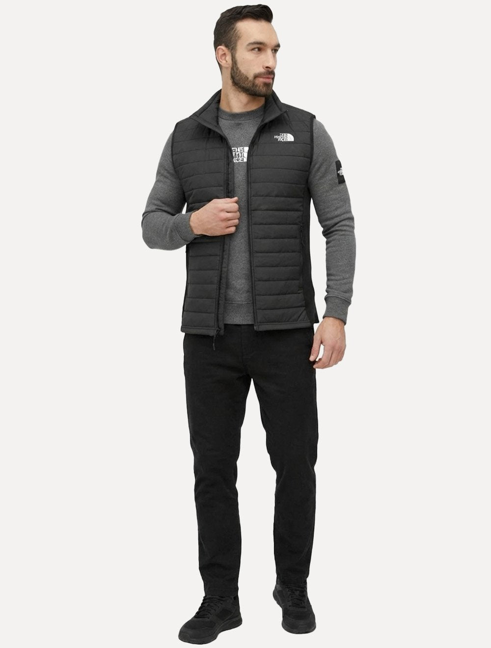 Colete The North Face Masculino Canyonlands Hybrid Preto