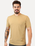 Camiseta King & Joe Masculina Cotton Premium Flex Cáqui