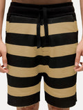 Bermuda Osklen Masculina Moletom Casual Listrada E-Fabric Cáqui